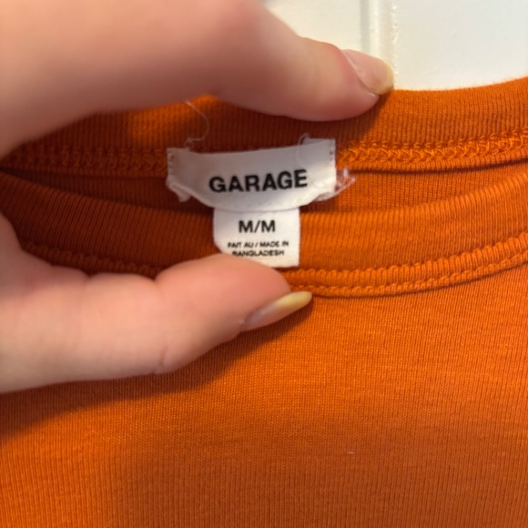 Garage Orange Graphic Baby Tee - Picture 5 of 5